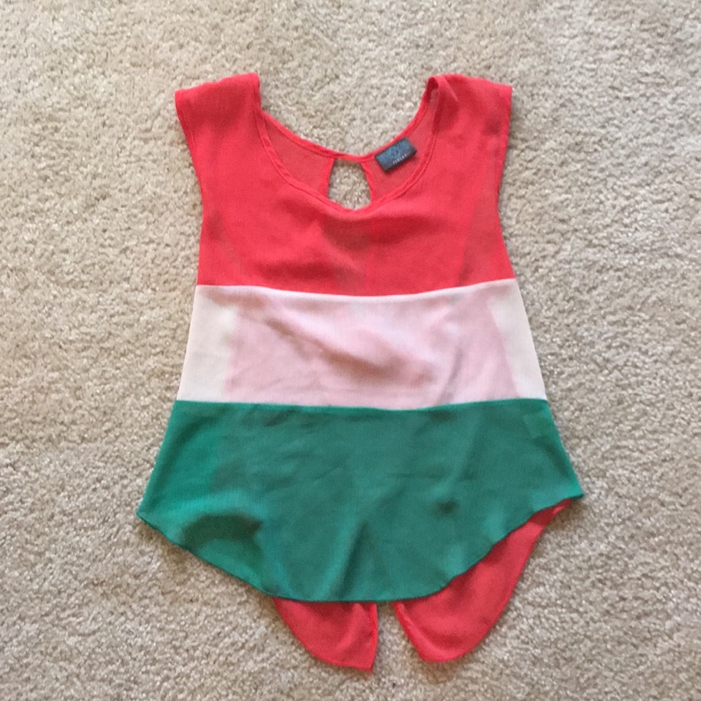 Open Back Tank Top
